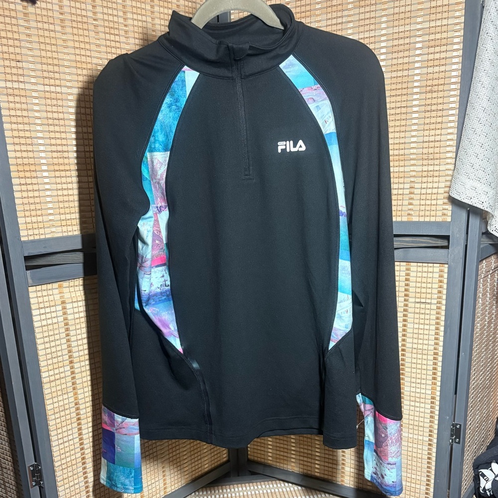 FILA Women's Qtr Zip Wicking Pullover